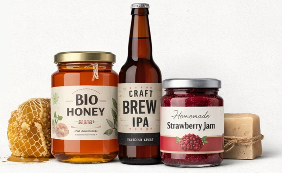 Termékcímke mockup